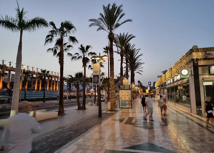 Exclusive Penthouse Playa Vistas 4 Close To The Sea And Beach, Aircondition For A Fee, Wifi, Terrace, Heated Pool Appartement Playa de las Américas